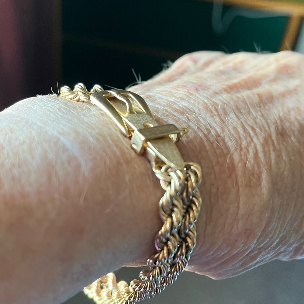 14k ROPE BRACELET custom made - Picture 9 of 9